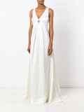 draped empire line gown