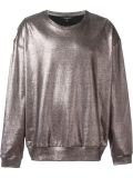 oversized foil sweatshirt