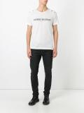 studded shoulders logo T-shirt