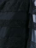 cold shoulder lace panel top