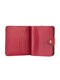 House check compact purse