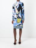 abstract print dress