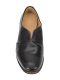 layered slit loafers
