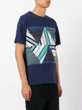 zigzag print T-shirt