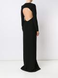 deep plunge neck dress