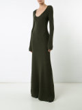 ribbed detail dress 