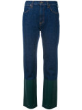 cropped flared jeans