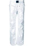metallic effect trousers 