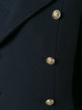 双排扣长款大衣
