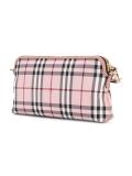 checked crossbody bag