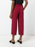 cropped straight trousers