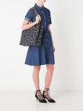 quilted shopper tote