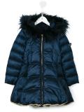 hooded padded coat