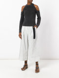 lightweight cropped trousers 
