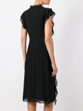 sleeveless frill dress