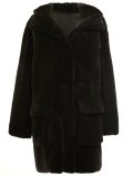 reversible hooded coat