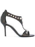 stiletto heel studded sandals