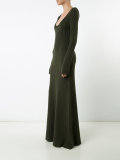 ribbed detail dress 