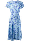 star print shift dress