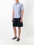 tri-colour trim short sleeve shirt