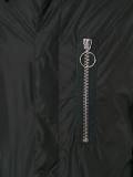 mid-length zipped parka