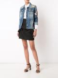bird patches denim jacket