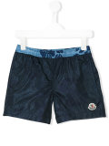 embroidered logo swim shorts
