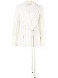 striped robe jacket