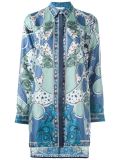 baroque print tunic