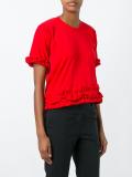 frill trimmed T-shirt