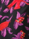 silk printed top