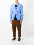 ruched blazer