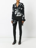 floral print blazer