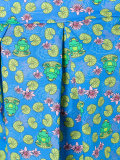 frog print blouse 