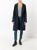 drawstring waist parka