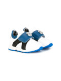 touch strap pannelled sneakers