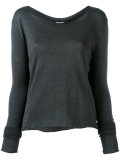 scoop neck knitted top