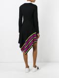 asymmetric knitted dress