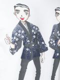 漫画人物印花T恤