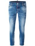 Twiggy cropped bleach jeans