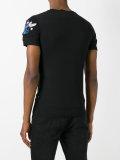 embellished print T-shirt