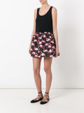 flamingo print dress