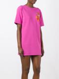 tiger print T-shirt dress