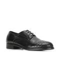 woven toe cap derby shoes