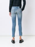 stonewashed cropped jeans