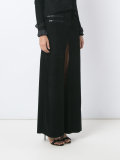 suede maxi skirt