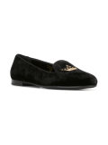 crown embroidered slippers