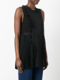 frilled pleat top