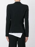 piercing detail blazer