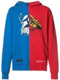 Auction House colour block hoodie